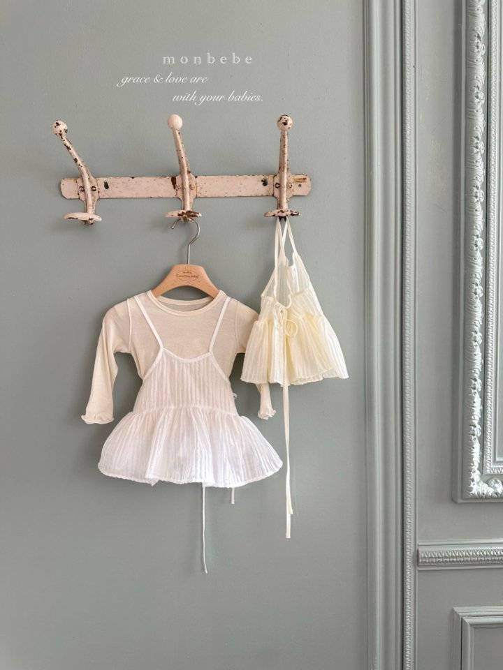 Monbebe - Korean Baby Fashion - #babyboutiqueclothing - Lovey Bustier - 2