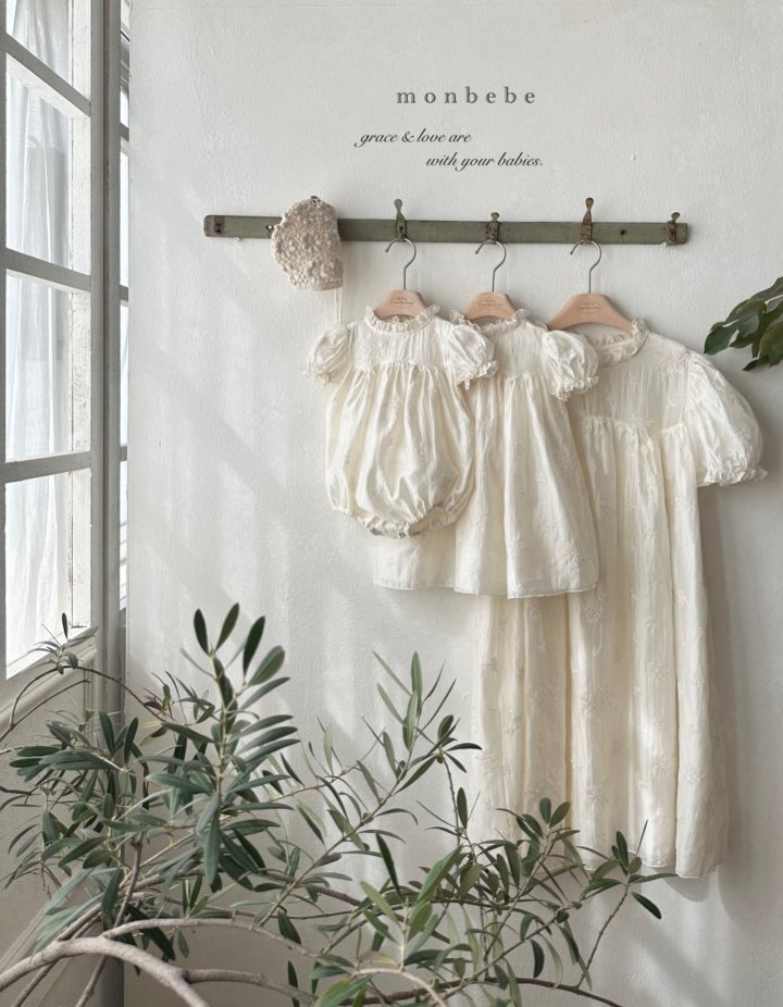 Monbebe - Korean Baby Fashion - #babygirlfashion - Bianca One-Piece - 12