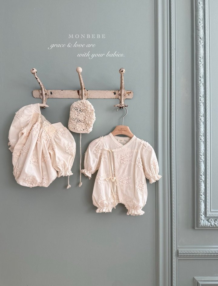 Monbebe - Korean Baby Fashion - #babygirlfashion - Flora Suit - 8