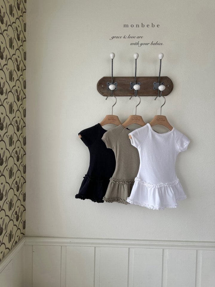 Monbebe - Korean Baby Fashion - #babyoninstagram - Claire Mini One-Piece - 2