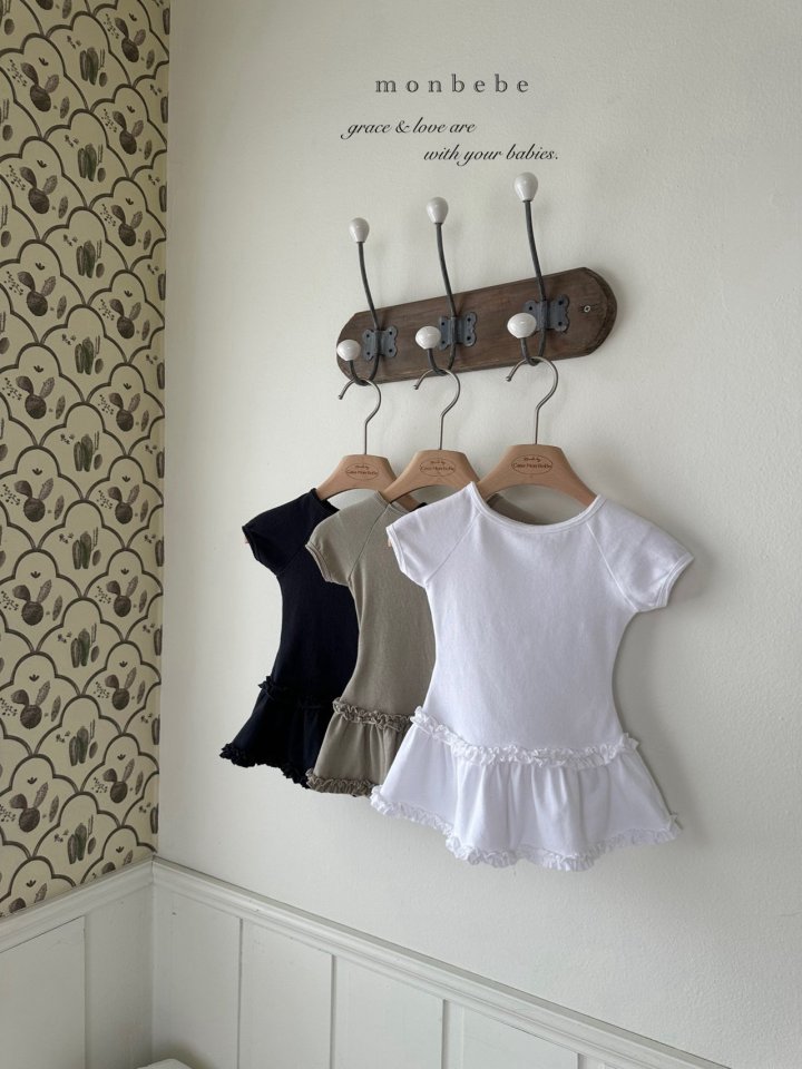 Monbebe - Korean Baby Fashion - #babyootd - Claire Mini One-Piece - 3