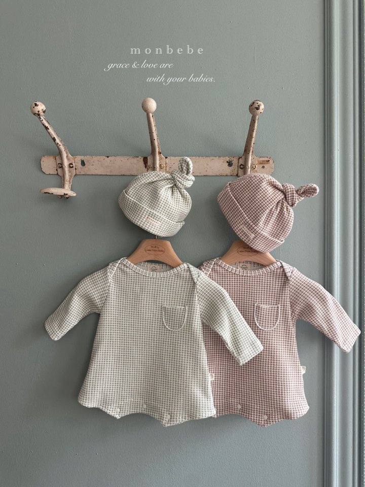 Monbebe - Korean Baby Fashion - #babyoutfit - Maison Suit (With Bonnet) - 2