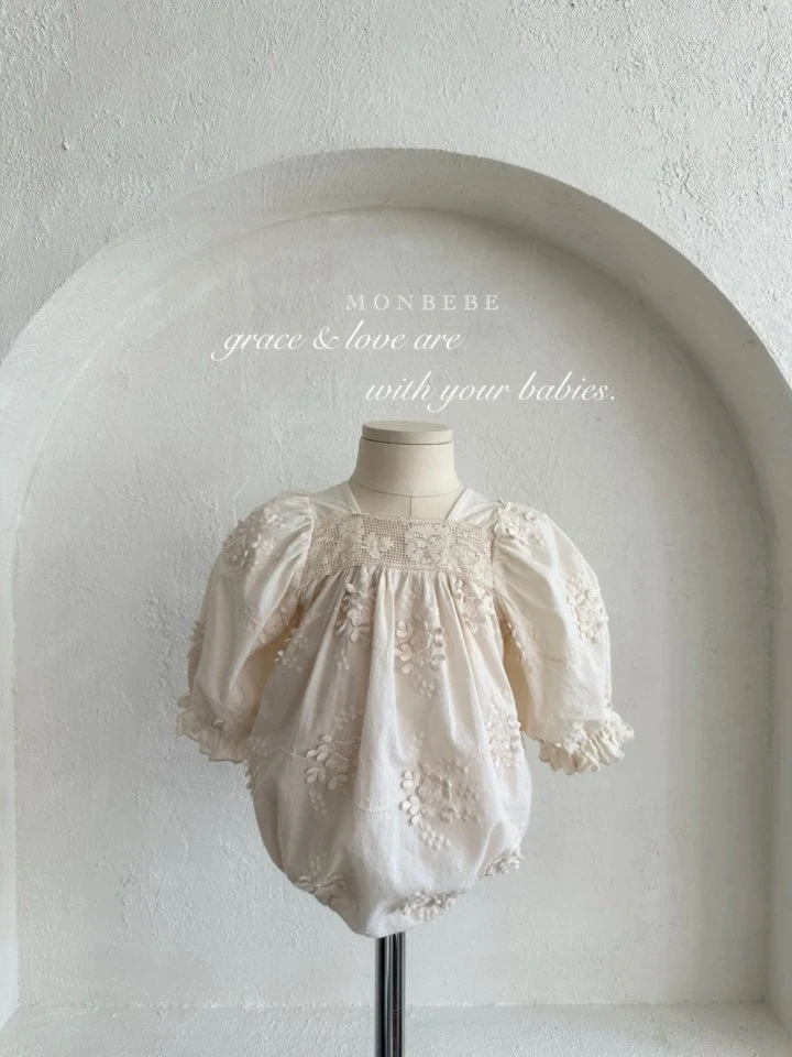 Monbebe - Korean Baby Fashion - #onlinebabyboutique - Flora Vintage Suit - 2