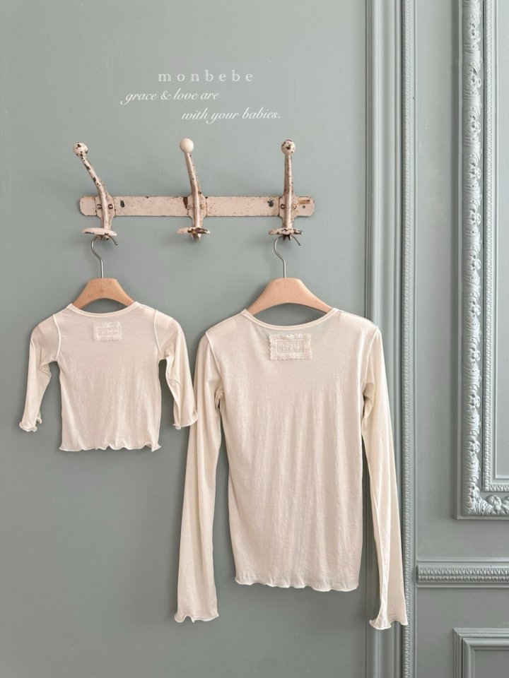 Monbebe - Korean Baby Fashion - #smilingbaby - Soft Layered Tee - 2