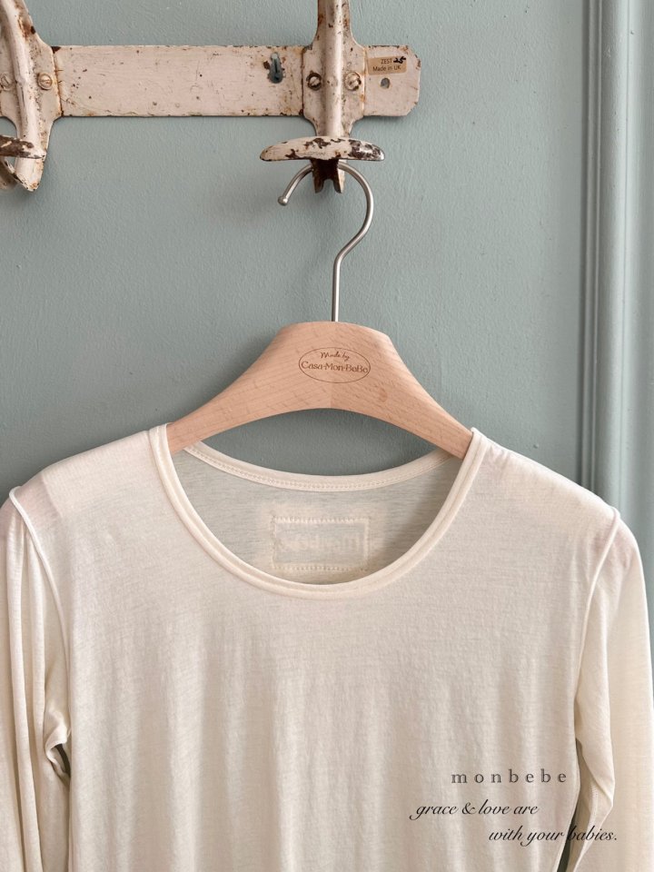 Monbebe - Korean Women Fashion - #momslook - Soft Layered Tee (Adult) - 5