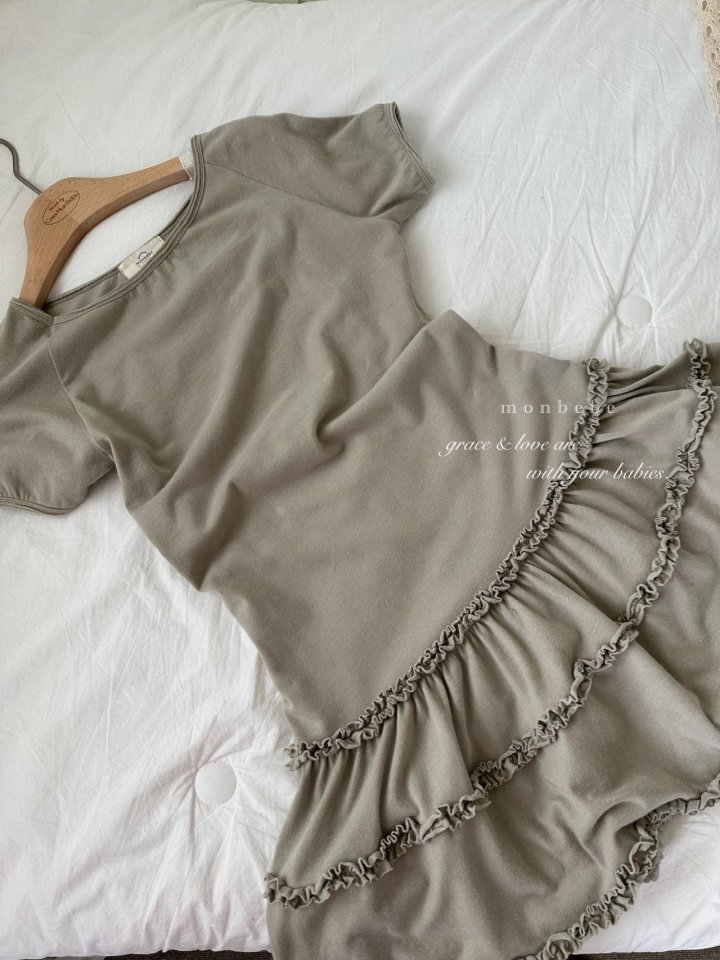 Monbebe - Korean Women Fashion - #romanticstyle - Claire Mini One-Piece (Adult) - 2