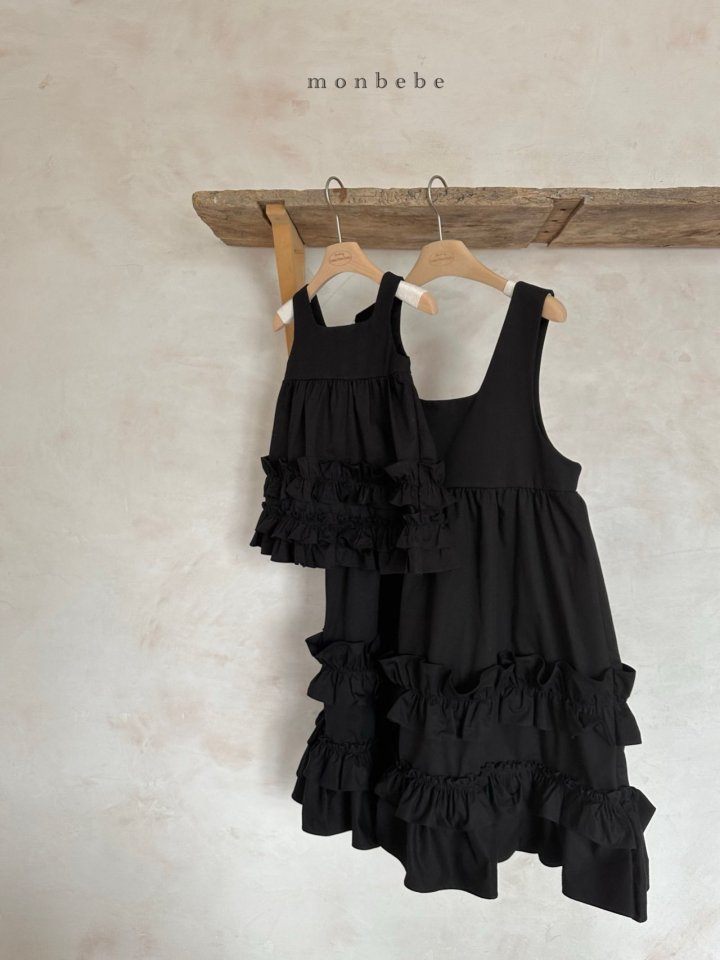 Monbebe - Korean Women Fashion - #womensfashion - Mono Frill One-Piece (Adult) - 7
