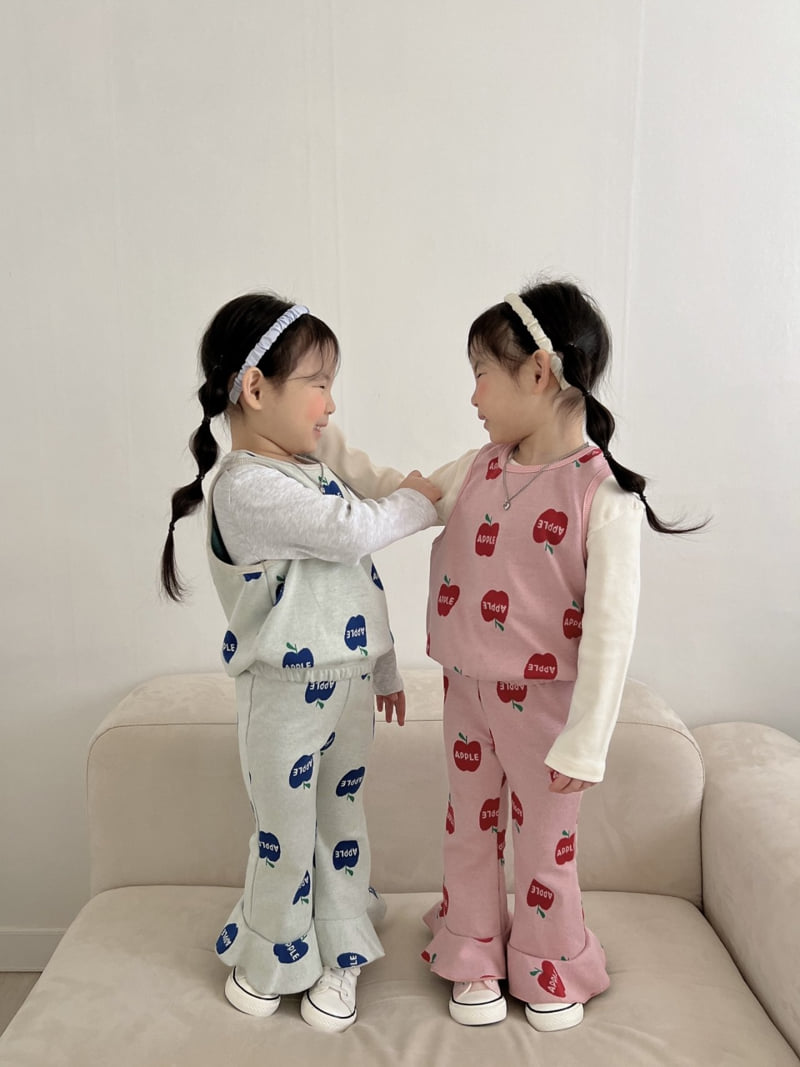 Moran - Korean Children Fashion - #kidzfashiontrend - Apple Juice Set - 4