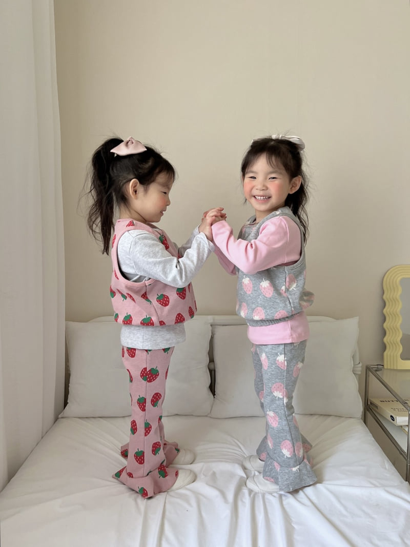Moran - Korean Children Fashion - #childofig - Strawberry Juice Set - 8
