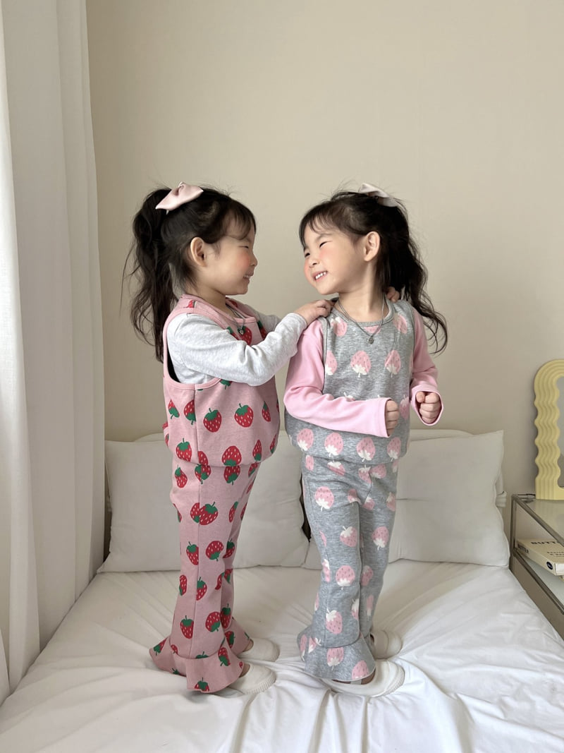 Moran - Korean Children Fashion - #minifashionista - Strawberry Juice Set - 6