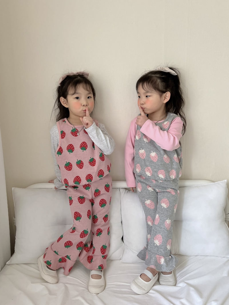Moran - Korean Children Fashion - #prettylittlegirls - Strawberry Juice Set - 7