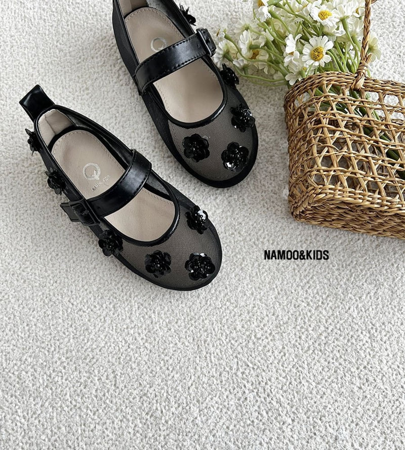 Namoo & Kids - Korean Children Fashion - #Kfashion4kids - Flora Lace Mary Jane Shoes - 6