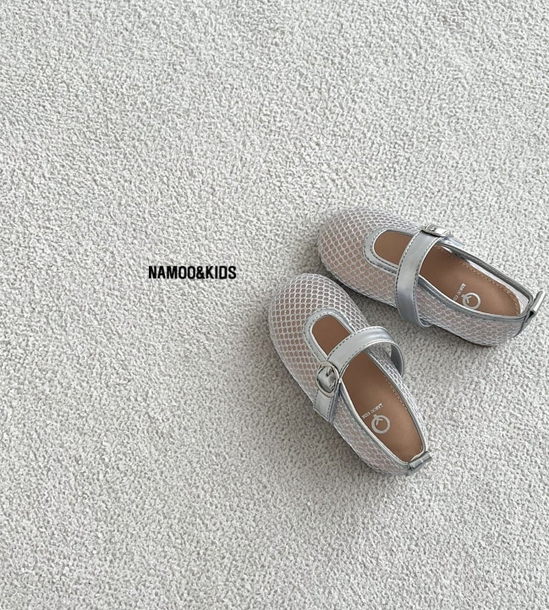 Namoo & Kids - Korean Children Fashion - #childofig - Mocha Mesh Flats - 5