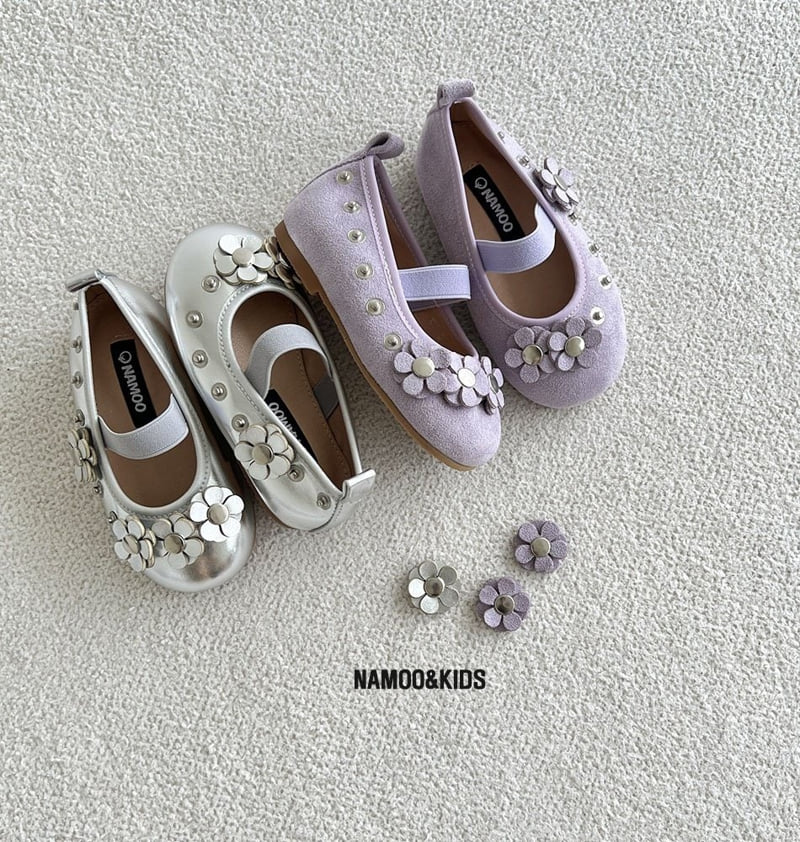 Namoo & Kids - Korean Children Fashion - #childrensboutique - Duri Flower Mary Jane Shoes (Detachable Deco) - 10