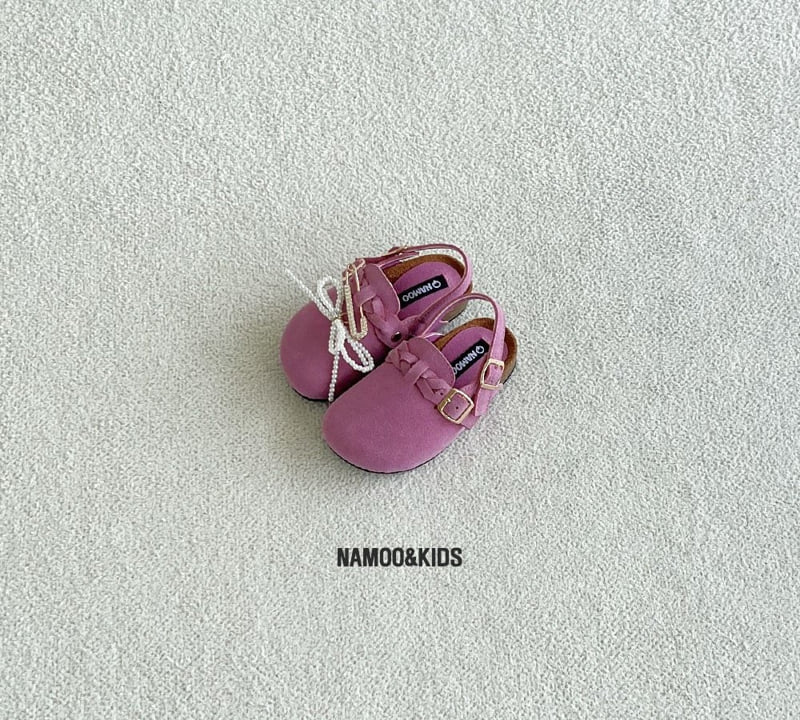 Namoo & Kids - Korean Children Fashion - #childrensboutique - Madison Suede Slide Shoes (Detachable Deco) - 7