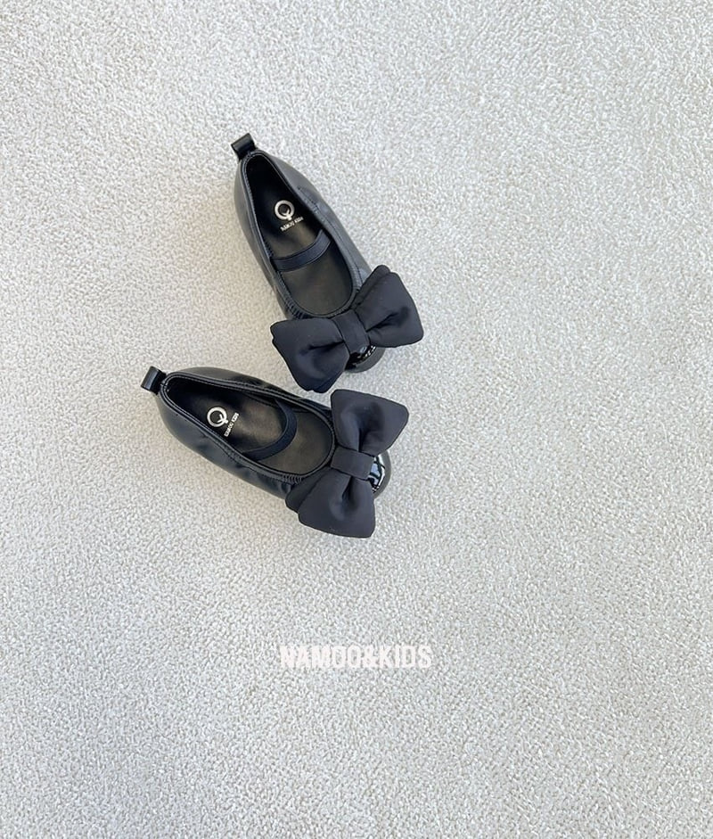 Namoo & Kids - Korean Children Fashion - #designkidswear - Harry Big Ribbon Mary Jane Shoes - 7