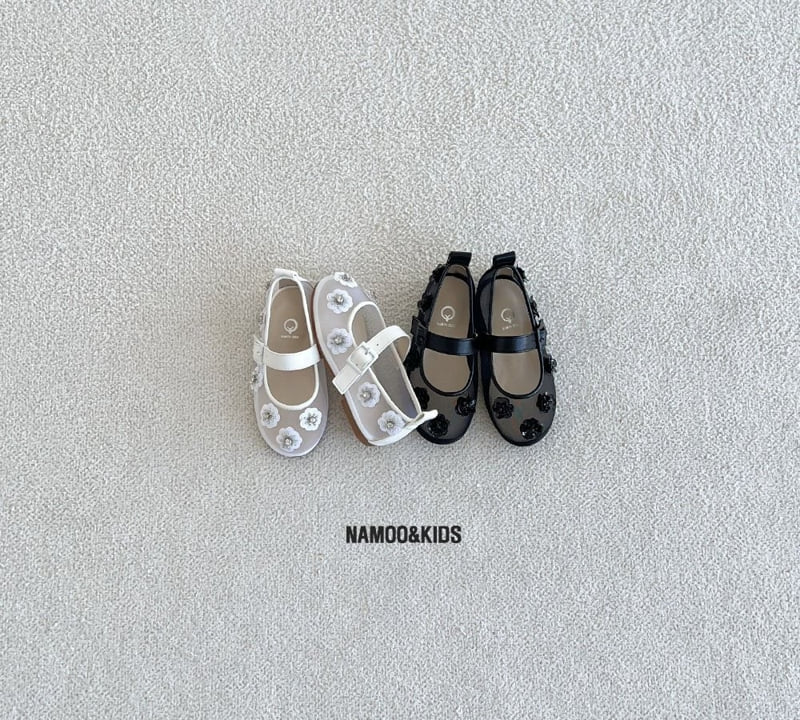 Namoo & Kids - Korean Children Fashion - #discoveringself - Flora Lace Mary Jane Shoes