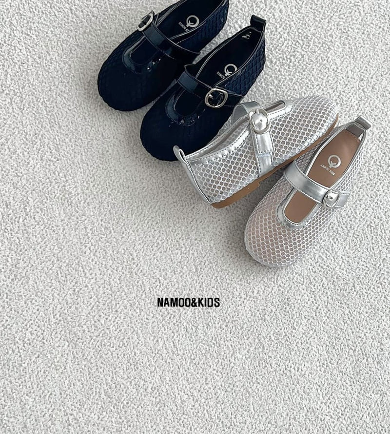 Namoo & Kids - Korean Children Fashion - #fashionkids - Mocha Mesh Flats - 10