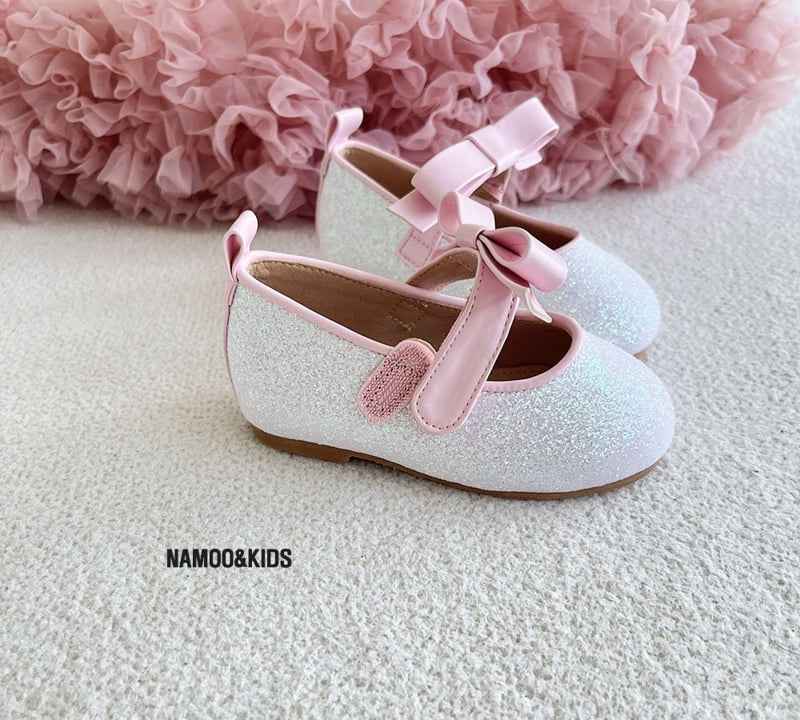 Namoo & Kids - Korean Children Fashion - #fashionkids - Ppona Glitter Ribbon Mary Jane Shoes - 9