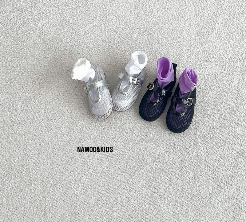 Namoo & Kids - Korean Children Fashion - #kidsshorts - Mocha Mesh Flats - 11