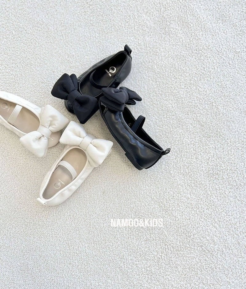 Namoo & Kids - Korean Children Fashion - #kidsshorts - Harry Big Ribbon Mary Jane Shoes - 10