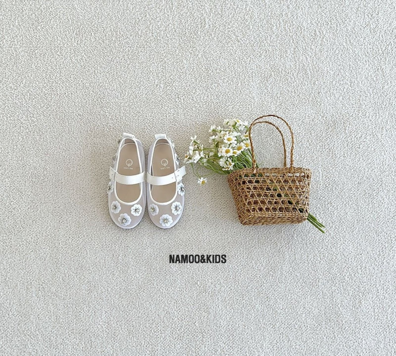 Namoo & Kids - Korean Children Fashion - #kidsshorts - Flora Lace Mary Jane Shoes - 3