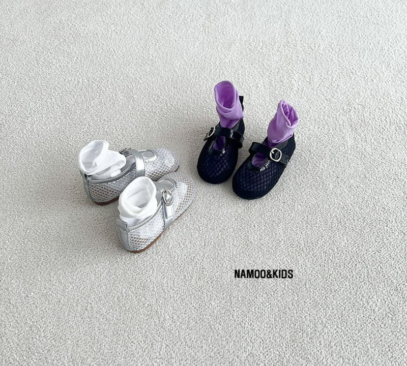 Namoo & Kids - Korean Children Fashion - #kidsstore - Mocha Mesh Flats - 12