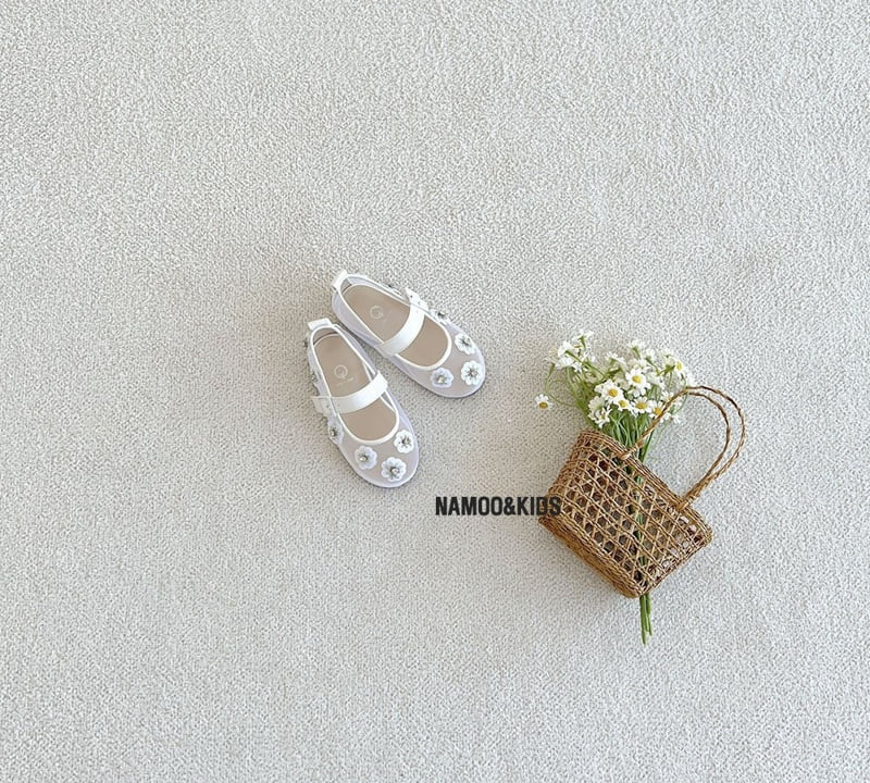 Namoo & Kids - Korean Children Fashion - #kidzfashiontrend - Flora Lace Mary Jane Shoes - 5