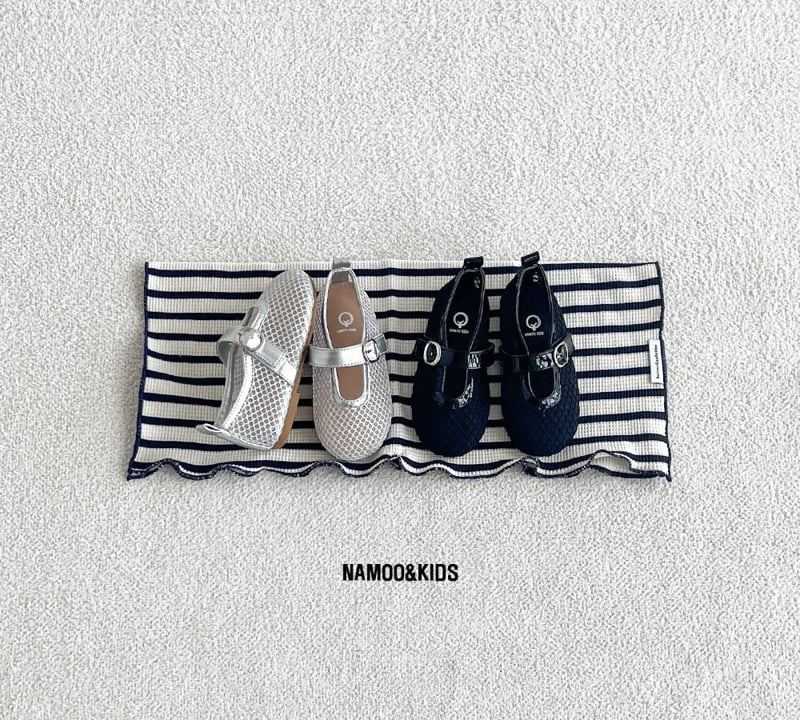 Namoo & Kids - Korean Children Fashion - #littlefashionista - Mocha Mesh Flats