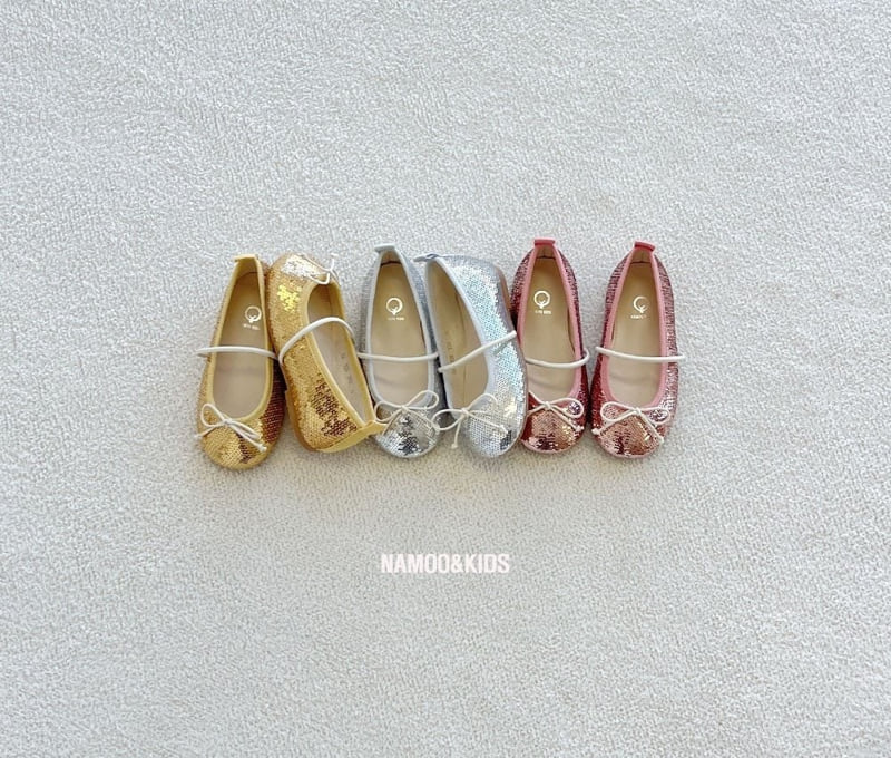 Namoo & Kids - Korean Children Fashion - #littlefashionista - Candy Sequin Mary Jane Shoes - 12