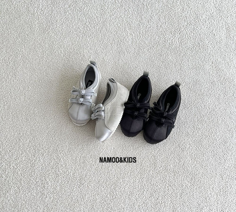 Namoo & Kids - Korean Children Fashion - #littlefashionista - Koya Ribbon Banding Sneakers - 10