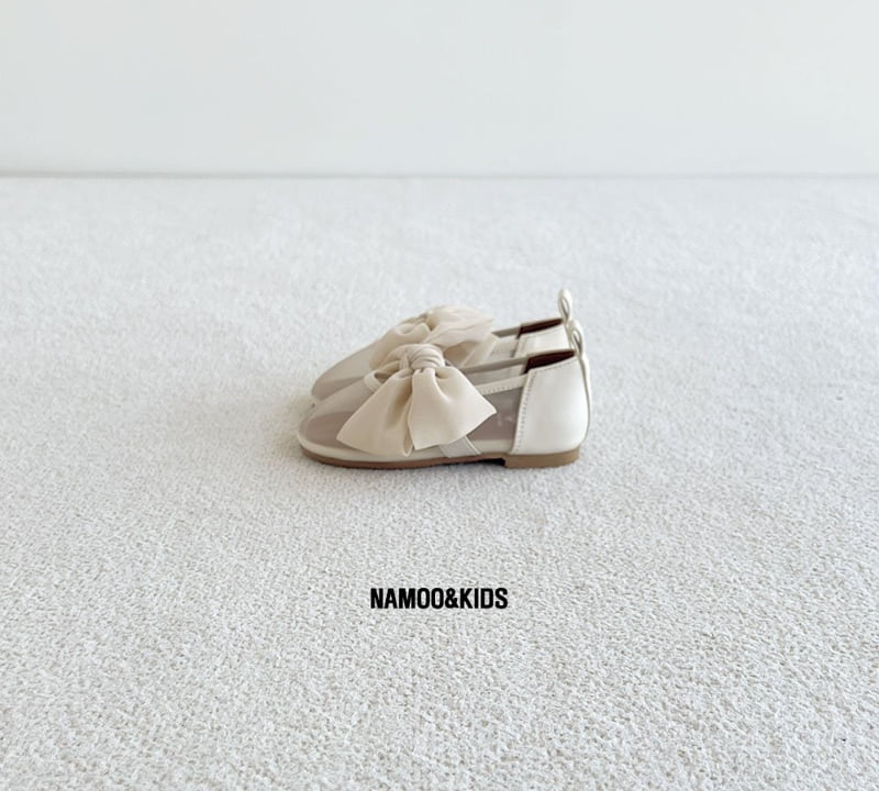 Namoo & Kids - Korean Children Fashion - #magicofchildhood - Yui Chiffon Ribbon Flat Shoes - 5