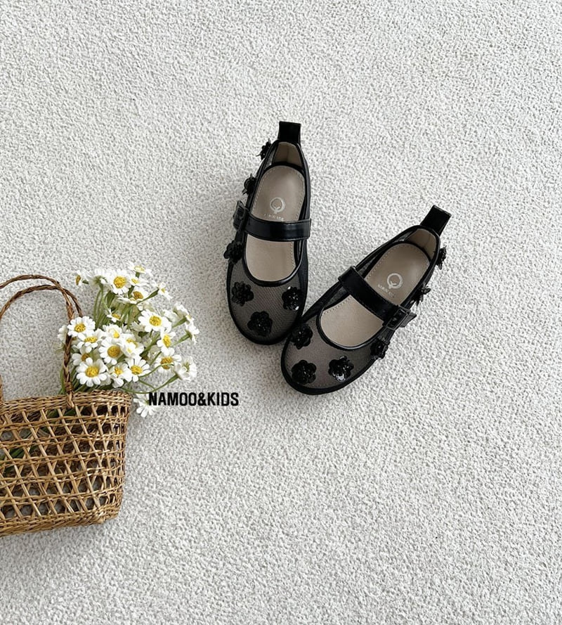 Namoo & Kids - Korean Children Fashion - #minifashionista - Flora Lace Mary Jane Shoes - 9