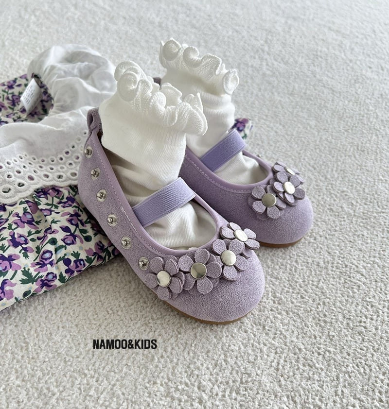 Namoo & Kids - Korean Children Fashion - #todddlerfashion - Duri Flower Mary Jane Shoes (Detachable Deco) - 6