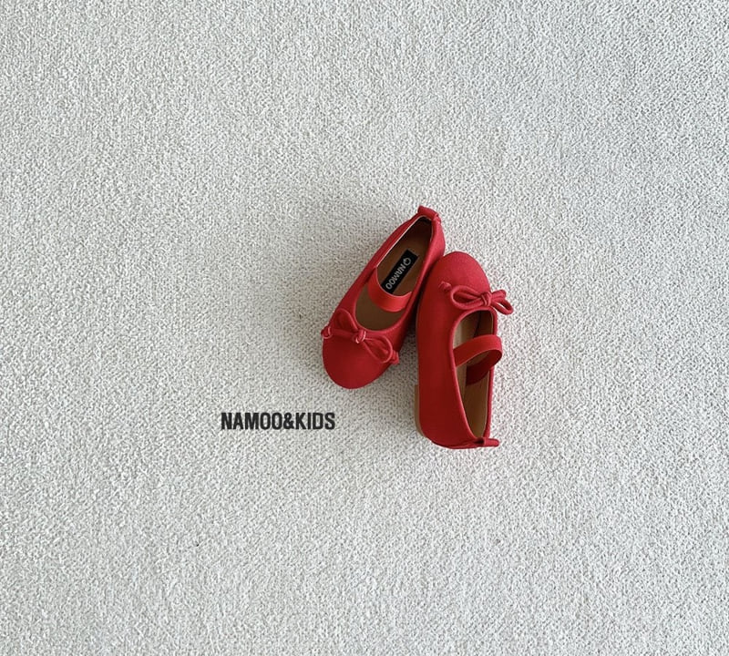 Namoo & Kids - Korean Children Fashion - #todddlerfashion - Mongshil Ribbon Mary Jane Shoes - 5
