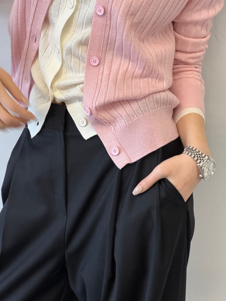 Neroli36 - Korean Women Fashion - #momslook - K Belt Pleated Pants - 8