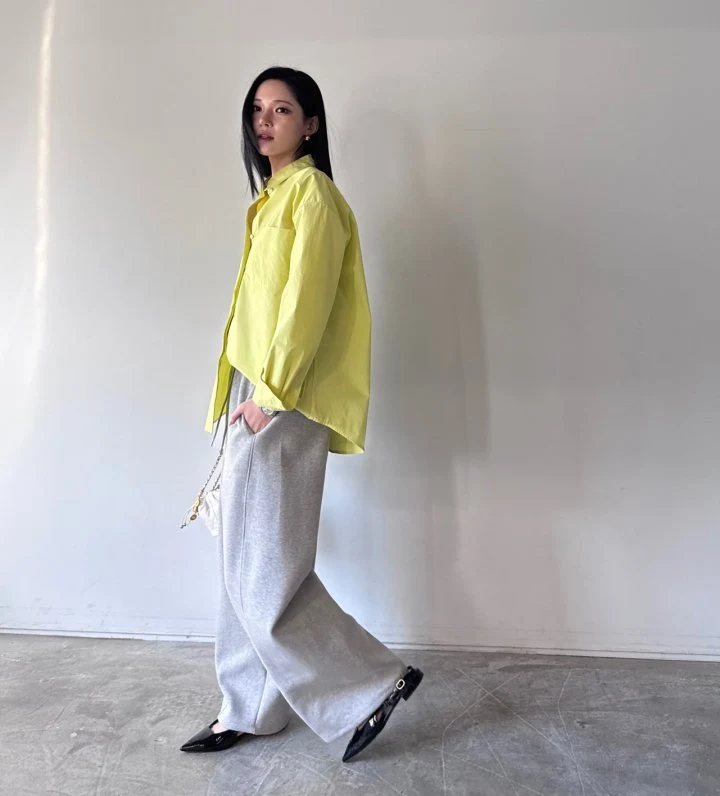 Neroli36 - Korean Women Fashion - #momslook - Silket Pearl Shirt - 9