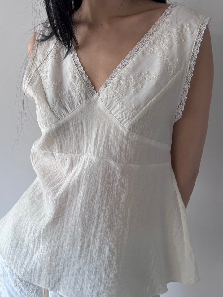 Neroli36 - Korean Women Fashion - #momslook - H Lace Blouse - 11