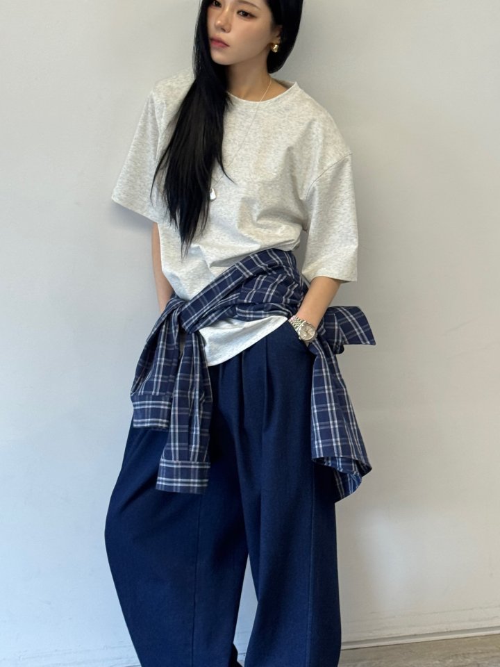 Neroli36 - Korean Women Fashion - #momslook - H Rills Denim Pants - 11