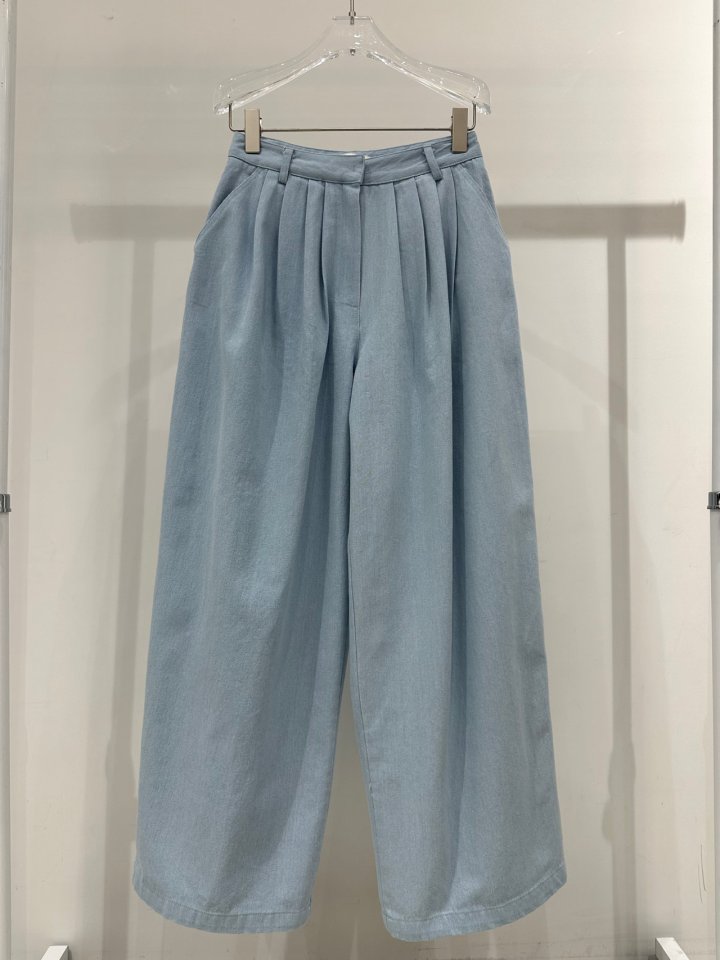 Neroli36 - Korean Women Fashion - #momslook - H Rills Denim Pants - 2