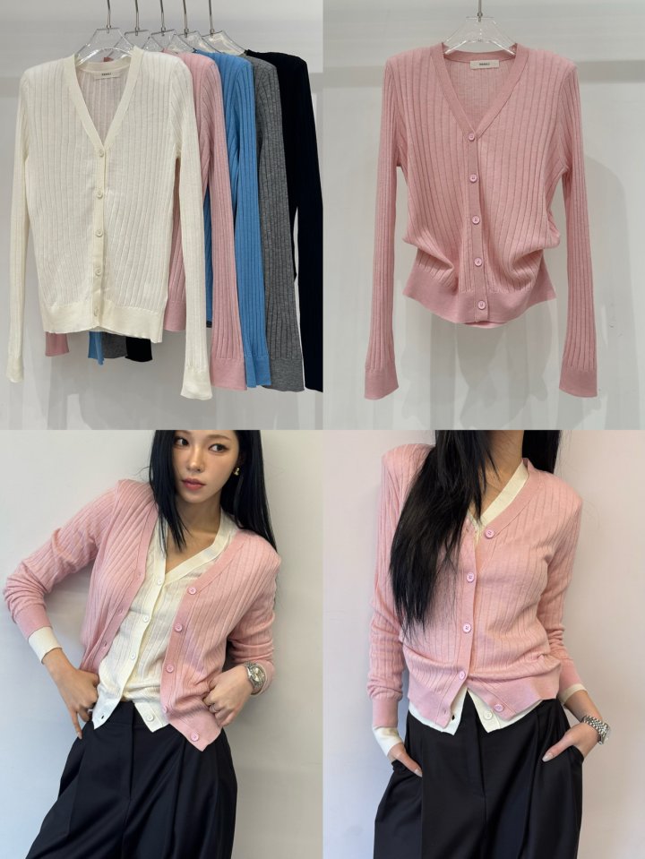 Neroli36 - Korean Women Fashion - #thatsdarling - Padded Snap Cardigan - 6