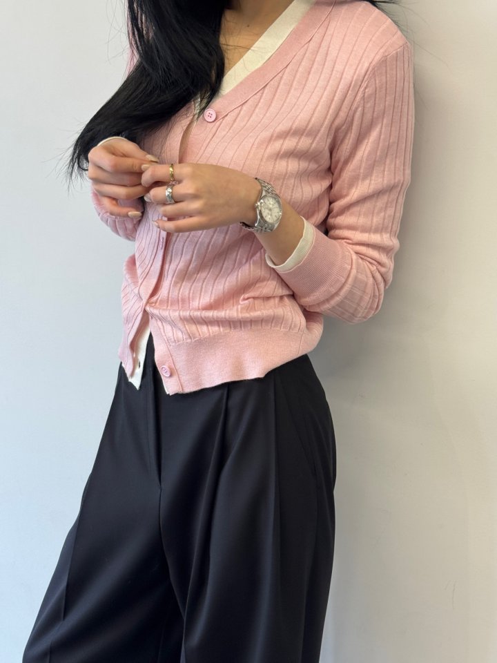Neroli36 - Korean Women Fashion - #thelittlethings - Padded Snap Cardigan - 7