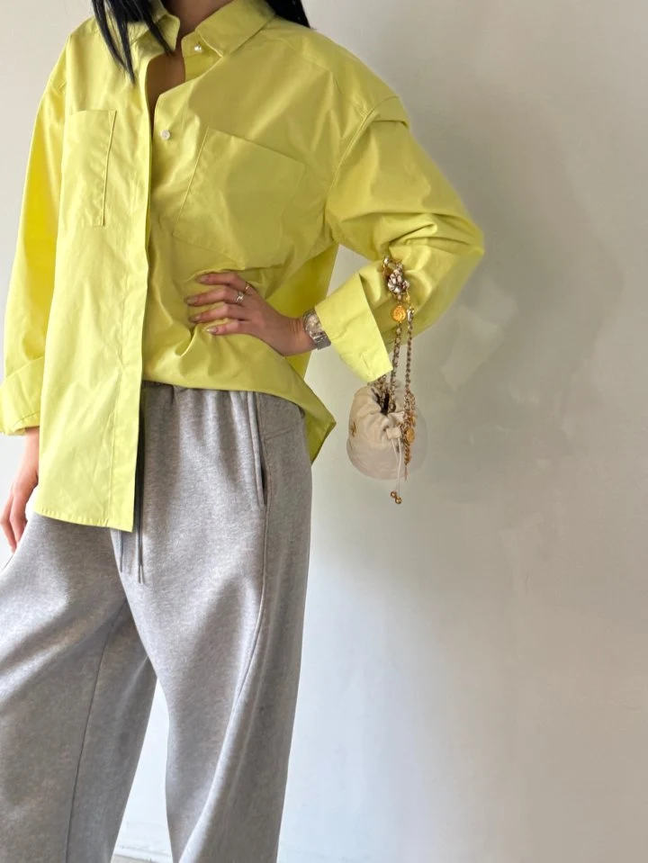 Neroli36 - Korean Women Fashion - #womensfashion - Silket Pearl Shirt - 10