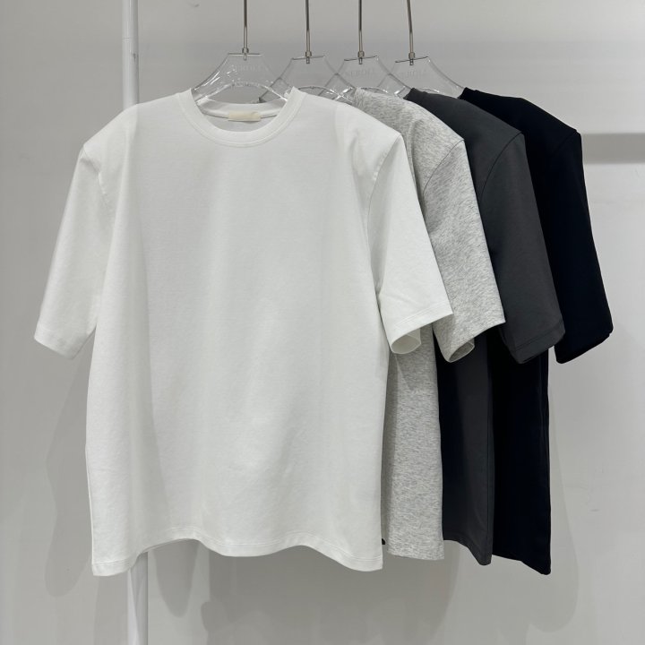 Neroli36 - Korean Women Fashion - #womensfashion - Silket Padded Tee - 10