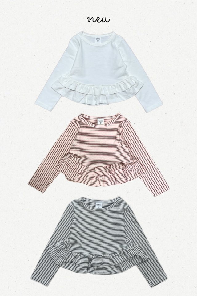 Neu - Korean Baby Fashion - #babyboutiqueclothing - Cancan Tee