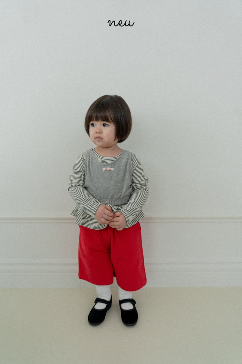 Neu - Korean Baby Fashion - #babyboutiqueclothing - Heart Bermuda Pants - 10