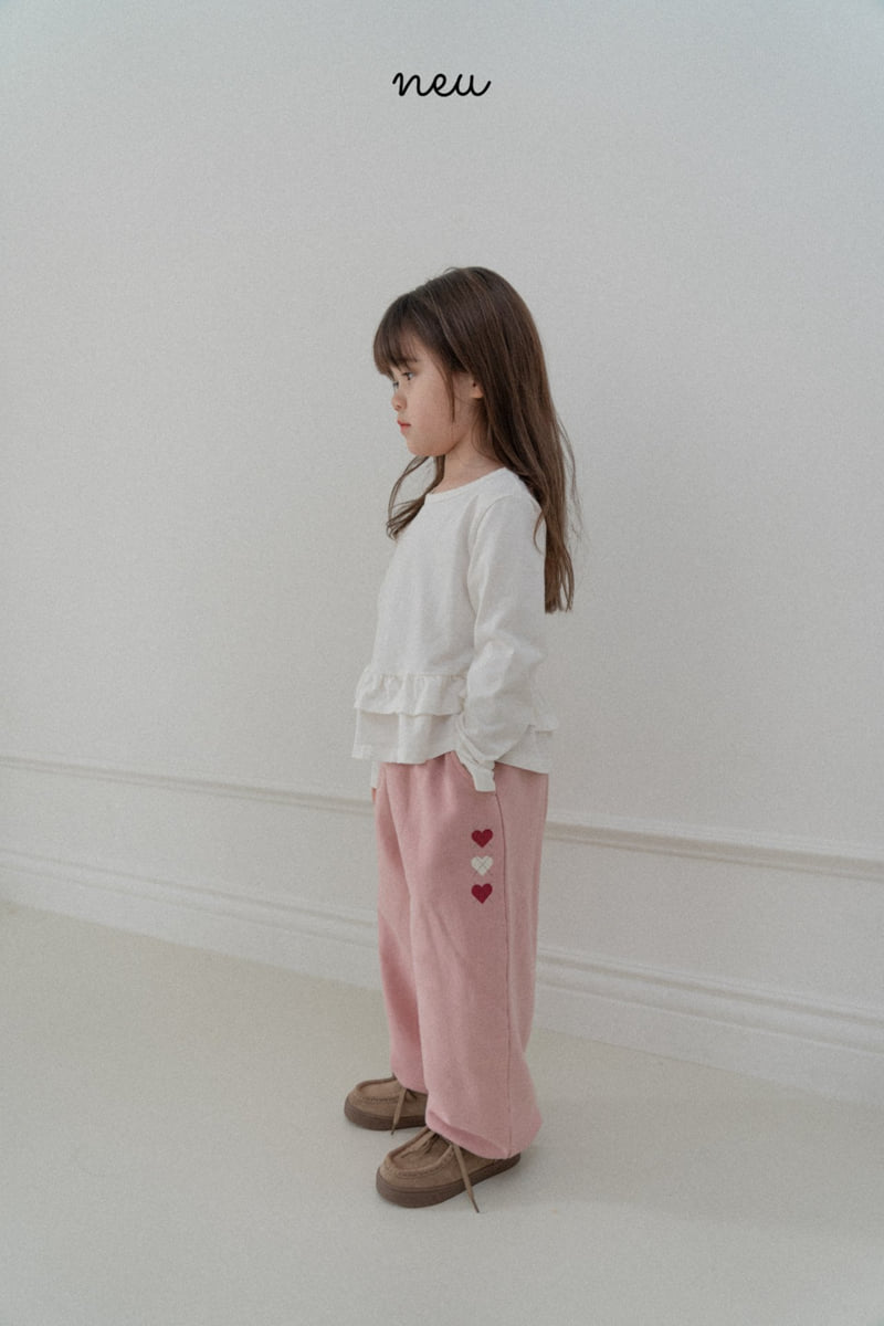 Neu - Korean Baby Fashion - #babyclothing - Heart Argyle Jogger Pants - 10