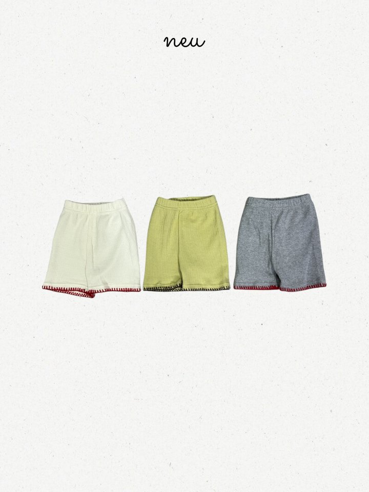 Neu - Korean Baby Fashion - #babyclothing - Waffle Melo Leggings