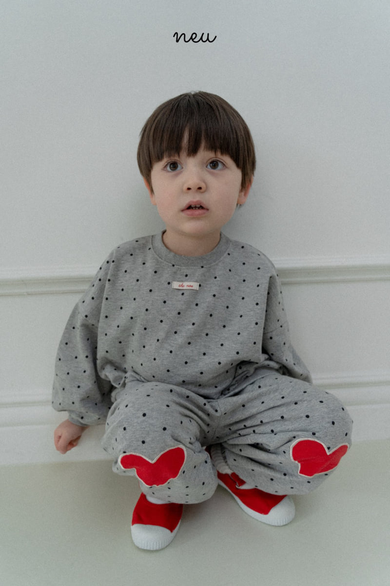 Neu - Korean Baby Fashion - #babyclothing - Dot Heart Bread Sweatshirt - 11