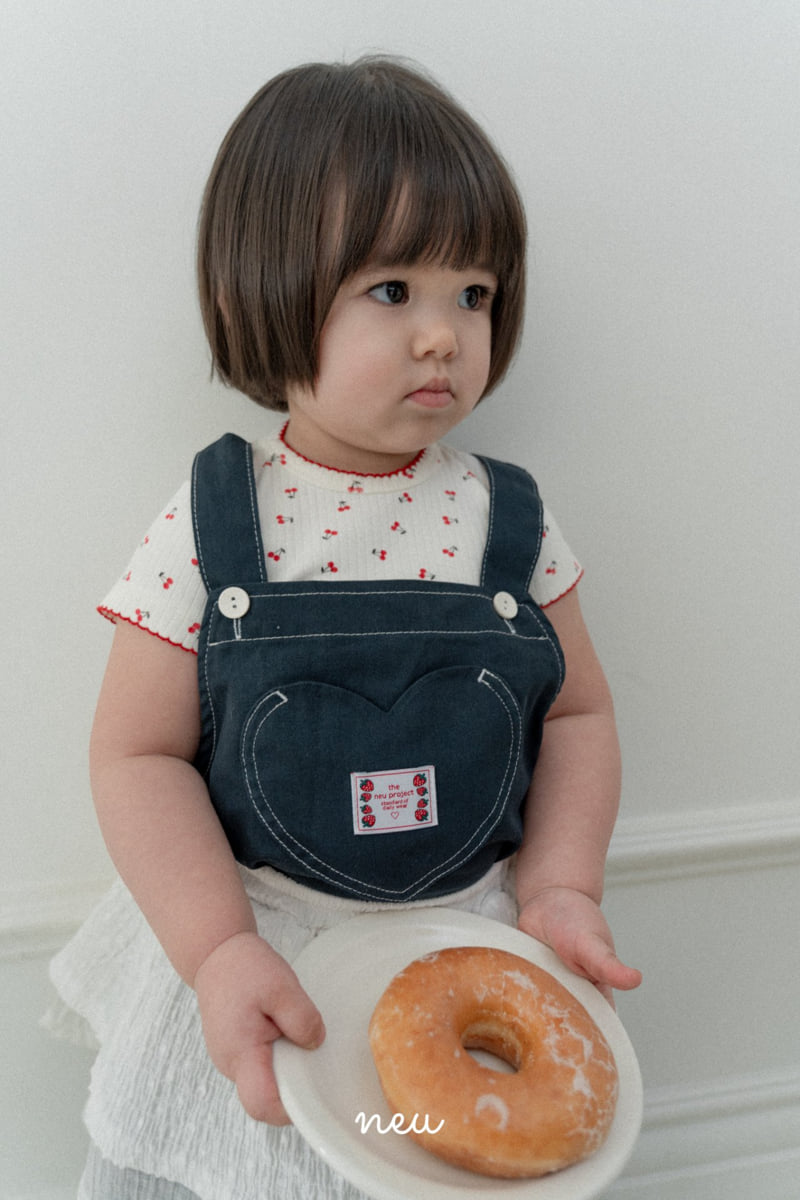Neu - Korean Baby Fashion - #babyfashion - Cherry Pink Coat Tee - 9